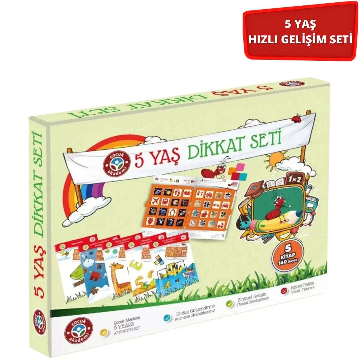 Cubbino™ 5 Yaş Dikkat Seti